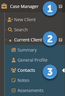 YouthCenter Client Contacts