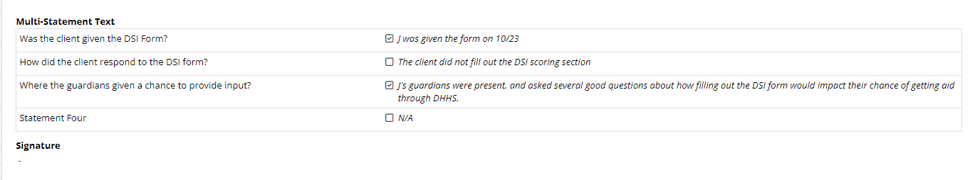 Form response with new checkboxes
